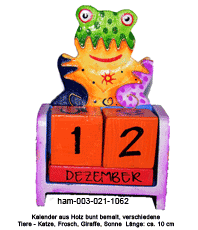   Kalender Holz Tageskalender         