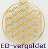        Blume des Lebens  vergoldet    