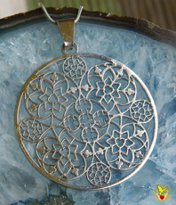      Seelenfenster     Mandala   
                Edition  Back Plate 
               Energieschmuck 
                    ©Steelflower   
                                                              