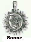 Amulett Sonne aegyptisch Kristallzentrum Malu Esoterik  Geschenkartikel 