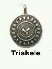 Amulett keltisch Triskele Kristallzentrum Malu Esoterik  Geschenkartikel 