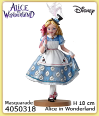    Disney Figuren  	Alice im Wunderland Maskarade 4050318                                
                                                                                                    erhältlich im Kristallzentrum                                                                      