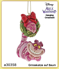    Disney Figuren  	Alice im Wunderland    Grinsekatze Ornament   a30358                                
                                                                                                    erhältlich im Kristallzentrum                                                                      