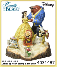    Disney Figuren Tradition Love Endures
 Beauty  &  The Beast Carved                                                4031487                                               erhältlich im Kristallzentrum                                                                      