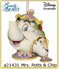    Disney Figuren Tradition  
   Beauty  &  The Beast Mrs. Pott & Chip                                               a21431                                               erhältlich im Kristallzentrum                                                                      