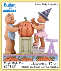   Button & Pinky  und Squeaky 6005121  Haloween                                         erhältlich im Kristallzentrum                                                                      