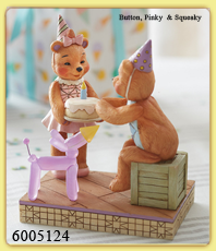   Button & Pinky  und Squeaky    Geburtstag   6005124                                          erhältlich im Kristallzentrum                                                                      