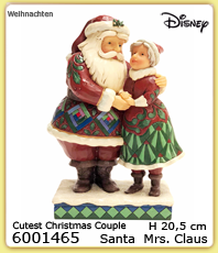    Disney Figuren 
 Disney  Weihnachtsmann und Weihnachtsfrau                                                6001465                                                erhältlich im Kristallzentrum                                                                      