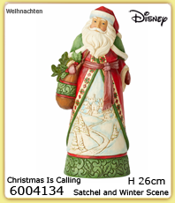    Disney Figuren 
 Disney Weihnachtsmann mit Winter Ansicht                                              6004134                                                erhältlich im Kristallzentrum                                                                      