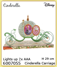    Disney Figuren  Cinderella Aschenputtel    Kutsche  6007055                                
                                                                                                    erhältlich im Kristallzentrum                                                                      