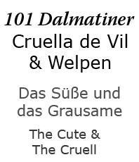                Disney Figuren Tradition                        
     101 Dalmatiner Cruella                        und Hundewelpen 4055440                                                                                               erhältlich im Kristallzentrum                                                                      