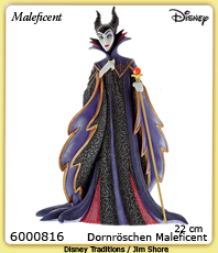    Disney Figuren 
  6000816    Maleficent     Sleeping Beauty Dornröschen   Maleficent    Disney Traditions   Jim Shore   Enesco     
                                      erhältlich im Kristallzentrum                             
  