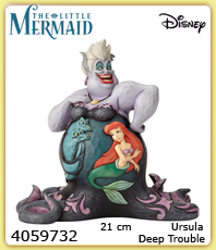    Disney Figuren Ariel Little Mermaid  Ursula With Scene Deep Trouble  4059732                                                                                                   erhältlich im Kristallzentrum                                                                      