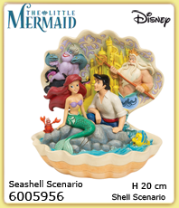    Disney Figuren  The Little Mermaid   
  Seashell Scenario  6005956                  Ariel                               4055414                                                erhältlich im Kristallzentrum                                                                      
