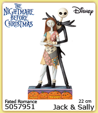    Disney Figuren 4057951
 Disney Nightmare Before  Christmas  Albtraum  Jack Skellington and Sally                                                                               erhältlich im Kristallzentrum                                                                    