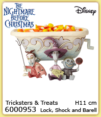    Disney Figuren 6000953
 Disney Nightmare Before  Christmas  Albtraum  Trickster & Treats 11cm                                                                               erhältlich im Kristallzentrum                                                                    
