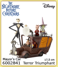    Disney Figuren 6002841  Mayor's Car 
 Disney Nightmare Before  Christmas  Albtraum                                                                                 erhältlich im Kristallzentrum                                                                    