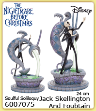   Disney Figuren 6007075
 Disney Nightmare Before  Christmas  Albtraum  Jack Skellington & Fountain 24cm                                                                                erhältlich im Kristallzentrum                                                                    