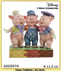                Disney Figuren Tradition                      
3 Kleine Schweinchen und                          der böse Wolf     6005974                                                                                               erhältlich im Kristallzentrum                                                                                  
