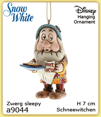    Disney Figuren a9044                  Hanging Ornament                
  Schneewittchen und die 7 Zwerge                             Zwerg   "Sleepy"                               erhältlich im Kristallzentrum                                                                                  