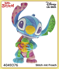    Disney Figuren 4049376
  Stitch   Frosch bunt
                                      erhältlich im Kristallzentrum                             
  