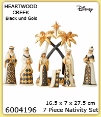   6004196       Disney Black und Gold Jim Shore White Woodland                                                                                                erhältlich im Kristallzentrum                                                                      