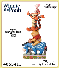    Disney Figuren 
  Disney Winnie the Pooh Eeyore Tigger & Piglet 20cm  4055413             erhältlich im Kristallzentrum                                  