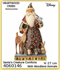      Disney   White Woodland    Weihnachtsmann mit Tieren                                                        4060146                                                erhältlich im Kristallzentrum                                                                      