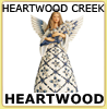   Blauer Engel mit Rosen - Heartwood Creek von Jim Shore