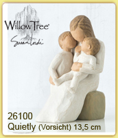  quitly 26100  Vorsicht Still umgeben von Liebe  Willow Tree Figuren  