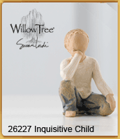  Inquisitive Child  26227  Willow Tree  Figuren                    
	              Demdaco collection                                                                        .-erhältlich-im-Kristallzentrum-.          -www.kristallzentrum.at                                                                          