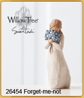        Forget me not 26454       "Vergiss mich nicht" Habe dich in Gedanken            nahe bei mir             Willow Tree Figuren                                                                                    .-erhältlich-im-Kristallzentrum-.          -www.kristallzentrum.at                                                        