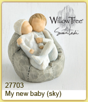                                                              My new Baby blush                Family    Willow Tree  Figuren                                           Demdaco collection                  