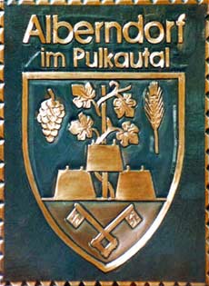 Kupferbild Wappen Alberndorf