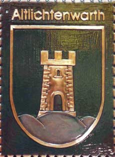 Kupferbild Wappen Altlichtenwarth