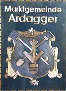 Kupferbild Wappen Ardagger