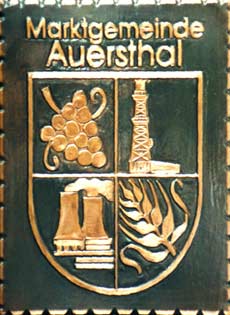 Kupferbild Wappen Auersthal