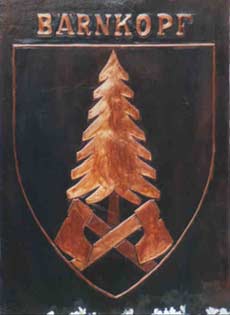  B�rnkopf Gemeindewappen Kupferbild 