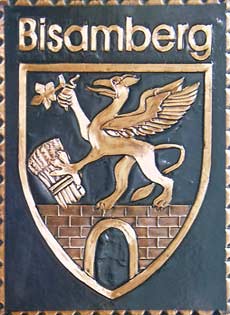  Bisamberg Gemeindewappen Kupferbild 