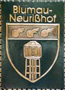  Blumau Gemeindewappen Kupferbild 