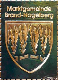  Brand-Nagelberg Gemeindewappen Kupferbild 