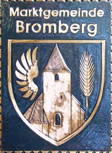  Bromberg Gemeindewappen Kupferbild 