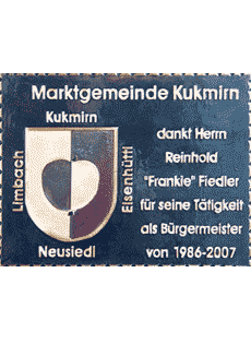  Kukmirn Gemeindewappen Kupferbild 