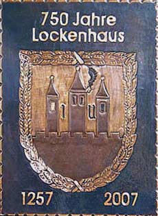  Lockenhaus Gemeindewappen Kupferbild 