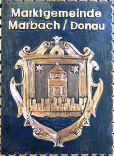  Lutzmannsburg Gemeindewappen Kupferbild 