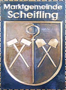 Kupferbild Wappen Scheifling