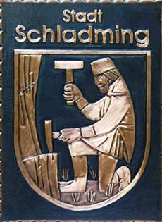 Kupferbild Wappen Schladming