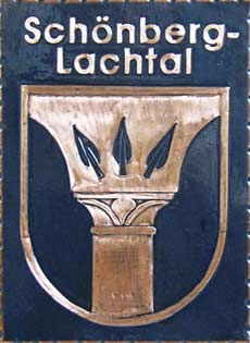 Kupferbild Wappen Sch�nberg-Lachtal