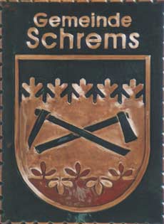 Kupferbild Wappen Schrems