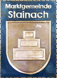 Kupferbild Wappen Stainach